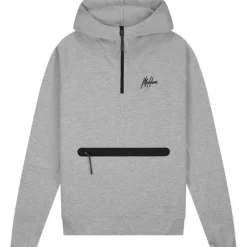 Malelions - Malelions Sport Counter Half Zip - Grijs