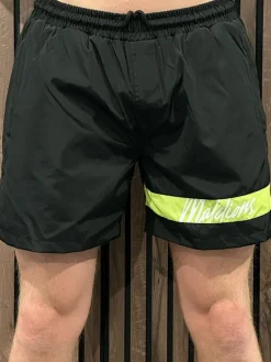 Malelions - Men Caption Swim Shorts - Zwart