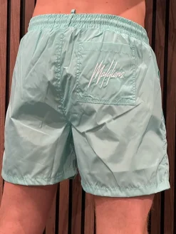 Malelions - Men Caption Swim Shorts - Blauw