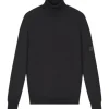 Malelions - Men Knitted Turtleneck - Zwart