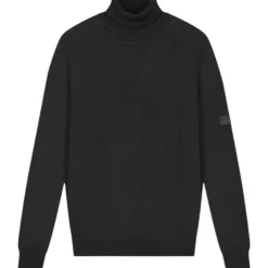 Malelions - Men Knitted Turtleneck - Zwart