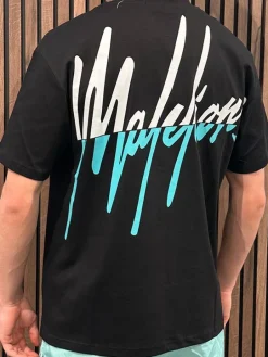 Malelions - Men Split T-shirt - Zwart