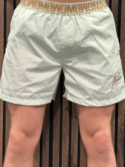 Malelions - Men Venetian Swim Shorts - Blauw