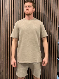 Malelions - Signature Waffle T-shirt - Bruin