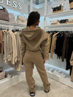 Malelions - Woman Straight Leg Sweatpants - Beige