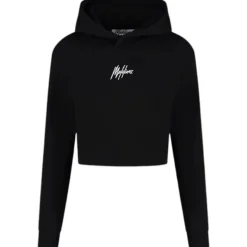 Malelions - Women Avenue Crop Hoodie - Zwart