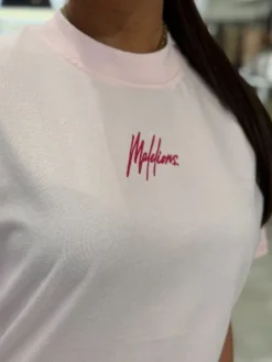 Malelions - Women Firma T-shirt Dress - Roze