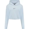 Malelions - Women Kiki Crop Hoodie - Blauw