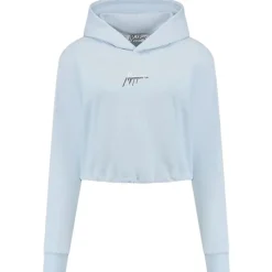 Malelions - Women Kiki Crop Hoodie - Blauw