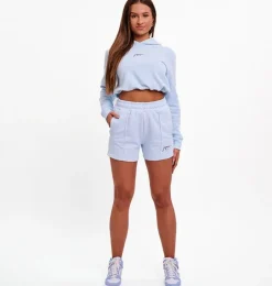 Malelions - Women Kiki Crop Hoodie - Blauw