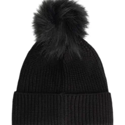 Malelions - Women Knitted Beanie Scarf Set - Zwart