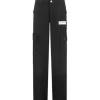 Malelions - Women Straight Leg Cargo Pants - Zwart