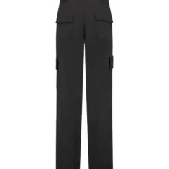 Malelions - Women Straight Leg Cargo Pants - Zwart