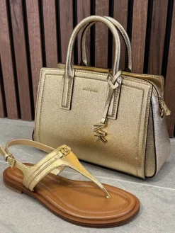 Michael Kors - Sm Satchel - Goud