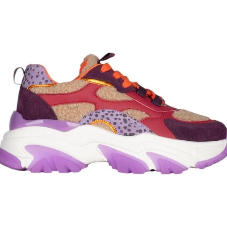Poelman - Sneakers - Paars