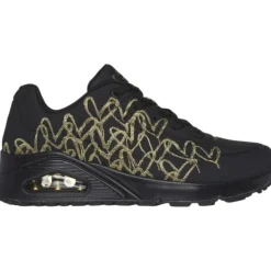 Skechers - Uno-Golden Heart - Zwart