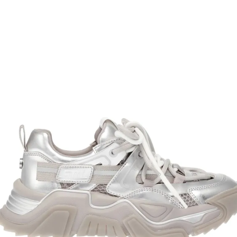 Steve Madden - Kingdom-E Sneakers - Zilver