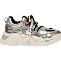 Steve Madden - Kingdom-E Sneakers - Zilver