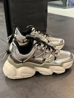 Steve Madden - Spectator Sneakers - Zilver