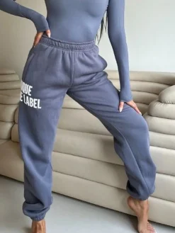 Unique The Label - Elyana Pants - Blauw