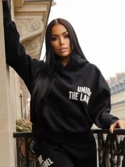 Unique The Label - Elyana Hoodie - Zwart