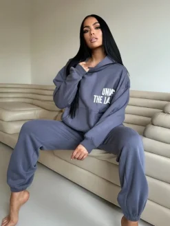 Unique The Label - Elyana Hoodie - Blauw