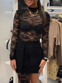 Unique The Label - Kiki Lace Dress - Zwart