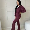 Unique The Label - Molly Tracksuit set - Rood (2 losse items!)