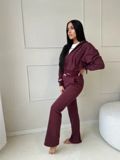 Unique The Label - Molly Tracksuit set - Rood (2 losse items!)