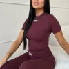 Unique The Label - Nena Short Sleeve Top - Rood