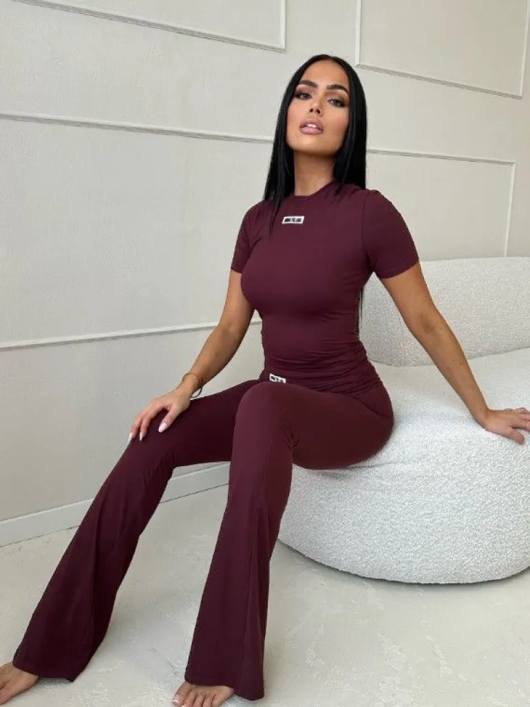 Unique The Label - Nena Short Sleeve Top - Rood