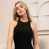 Unique The Label - Noelle Halter Top - Zwart