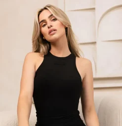 Unique The Label - Noelle Halter Top - Zwart